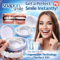 Snapon Smile Teeth Cover | 2 Pcs Snap-On Teeth Veneers for Upper & Lower – Instant Teeth Whitening, Tooth Gap Filler & Perfect Smile Solution | German Mart. 