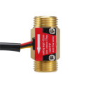 1 Piece of Yf-B1 Turbine Water Flow Sensor G1 / 2 Inch Electromagnetic Brass In-Line Hall Switch Male Thread 1-25 L/Min. 