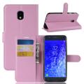 For Samsung Galaxy J7 (2018)  Leather Flip Cover Wallet Phone Case. 
