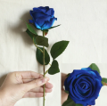 Rose Artificial Flower Single Branch for Home Decoration, Wedding, Office, and Special Occasions, 43cm Height. 