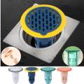 Silicone Floor Drain Cover Sewer Anti-odor Insect-proof Plug Sink Anti-blocking Filter Bath Hair Catcher Durable Cuttable For Home Hotel Kitchen Bathroom. 