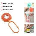 Techmanistan 3-in-1 Multifunctional Plastic & Silicone Material Bottle Opener For Jar/Plastic Bottle/Soda Water Bottle - Random Color. 
