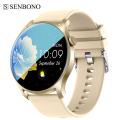 SENBONO KC08 2021 Smart Watch Full Touch Screen IP67 Waterproof Bluetooth Smartwatch Men For Android iOS. 