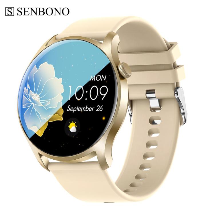 SENBONO KC08 2021 Smart Watch Full Touch Screen IP67 Waterproof Bluetooth Smartwatch Men For Android iOS