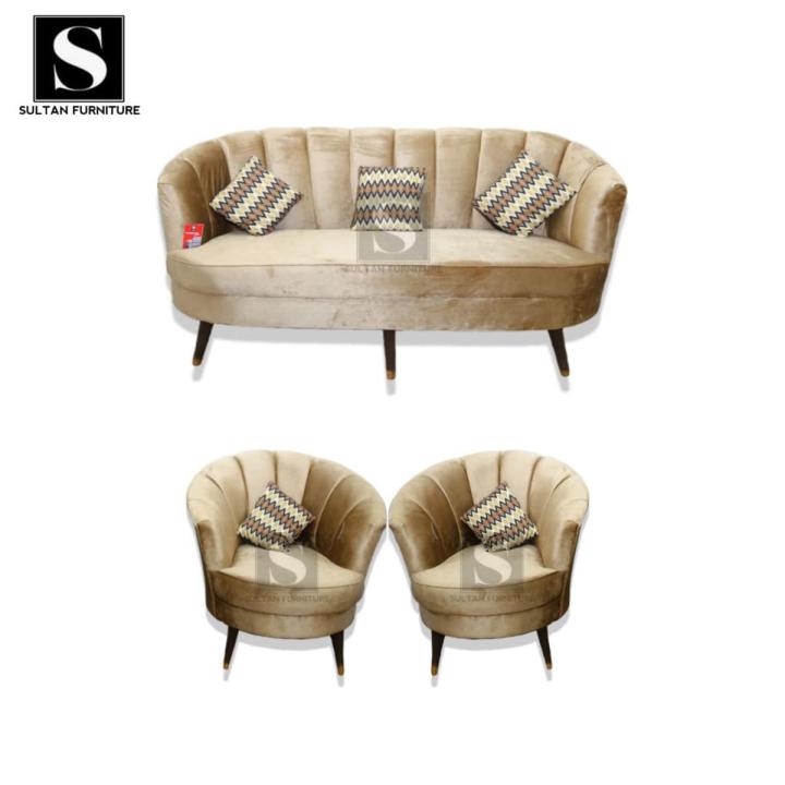 Sultan Furnitures Round Shape Sofa Set
