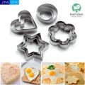 JingChu 12Pcs/Set Stainless Steel Cookie Biscuit Fondant Cake Paste Mould Cutter Decor Tool DIY Kitchen. 