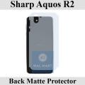 Sharp Aquos R2 Matte Back Protector Carbon Soft Skin Sheet For Sharp Aquos R2. 