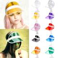 Women Men PVC Transparent Children Summer Plastic Unisex Sunscreen Caps Baseball Cap Sport Empty Top Hats. 