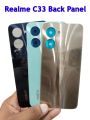 Realme C33 Back Battery Cover Rear Door Housing Case For Realme C33 Back Battery Glass Cover Replacement. 