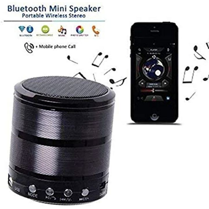 Mp3 player Bluetooth Speaker With Bluetooth , Usb , Wireless FM , Memory Card And Long Battery Time Multicolor With Multidesign,Loud Sound And Base