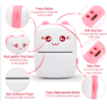 Imoported Original C9 Mini Thermal Inkless Printer — Portable Bluetooth & USB-Rechargeable Photo Printer for Mobile | Wireless Bluetooth Thermal Printer for Photos, Labels & Notes. 