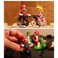 10pcs Super Mario Kart Competition Pull back Cars Toys Luigi Princess Peach Toad Yoshi Donkey Kong Collectible Figures Toy. 