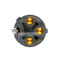 Original Neutrik NC3FXX/NC3MXX-HE 3pole gold-plated XLR male/female plug Velour chromium plating Extratemperature resistant. 