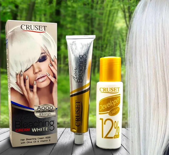 CRUSET%20Hair%20Coloring%20Silver%20Bleach%20Color%20Bleaching%20Cream%20Powder%20100ml%20-%20Image%204