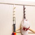 5 Level Over Door Metal Hook for Hanging Coat Hangers, Hats, Purses, Backpacks, Purses, Jackets and Other Items. (1 Piece). 