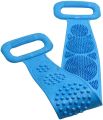 Silicone Bath Body Brush Scrubber Soft Rubbing High Quality Exfoliating Massage For Shower Cleaning Bathroom Strap Belt Back Wash Clean Scrub Magic Skin Scrubber Brush Home Remove Stains Tool Medical 70cm Flexible Loofah Friction Comfort Double Sided. 