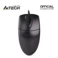 Original A4Tech OP-720s Wired Optical Mouse - 2x Click Button - 1200 DPI - For PC, Laptop - Regular Clicks - Black. 