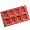 Rectangle Shape Silicone Mold 8 Cavity. 