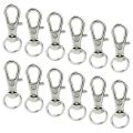 100 Pcs Swivel Clasps Lanyard Snap Hook,Metal Swivel Lanyard Snap Hook Lobster Claw Clasp galactic & aurum. 