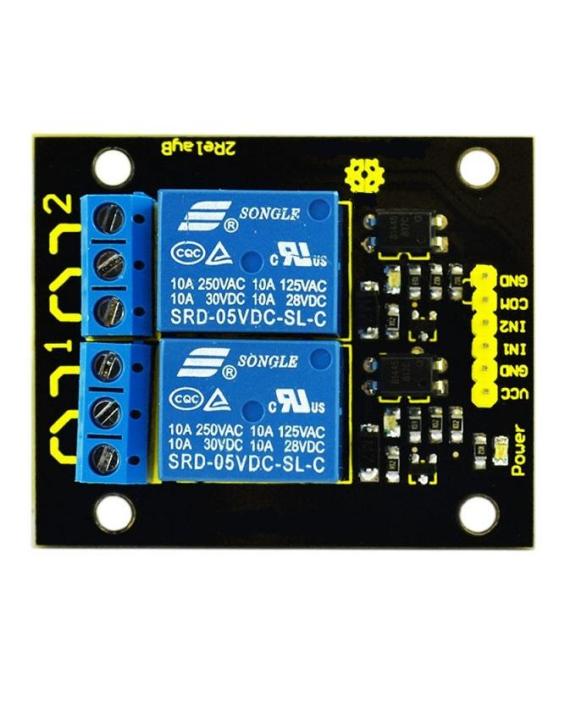2-channel 5V Relay Module for Arduino ARM PIC, AVR, DSP | Daraz.pk