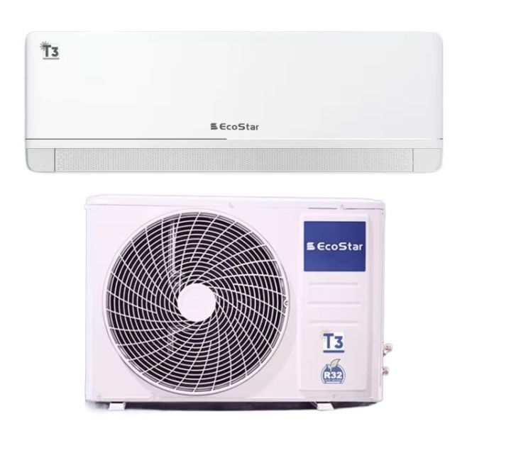 EcoStar%20ES-12NV02W%20T3%20Prime%201%20Ton%20Inverter%20Split%20AC%20T3%20Compressor%20Heat%20&%20Cool%20Solar%20Compatible%20Auto%20Cleaning%204D%20Airflow%20R32%20White%20-%20Image%203