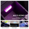 Car LED Touch Lights Wireless Interior Light USB Magnetic Roof Reading Lamps for Door Foot Trunk Storage Box. 