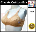 Classic Cotton Fashion Bras for Women Blouse Brazier Brassier Undergarments and Non wired Cotton Brazzer Brassiere For Summer with Chikan Embroidery. 