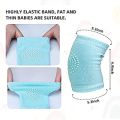 Baby Knee Pads for Crawling- Protector Anti-Slip Adjustable Breathable Cotton Baby Knee Socks Leggings Happy Face & Round Design for Babies Crawling Walking for Infant Toddler Kids Boys Girls. 