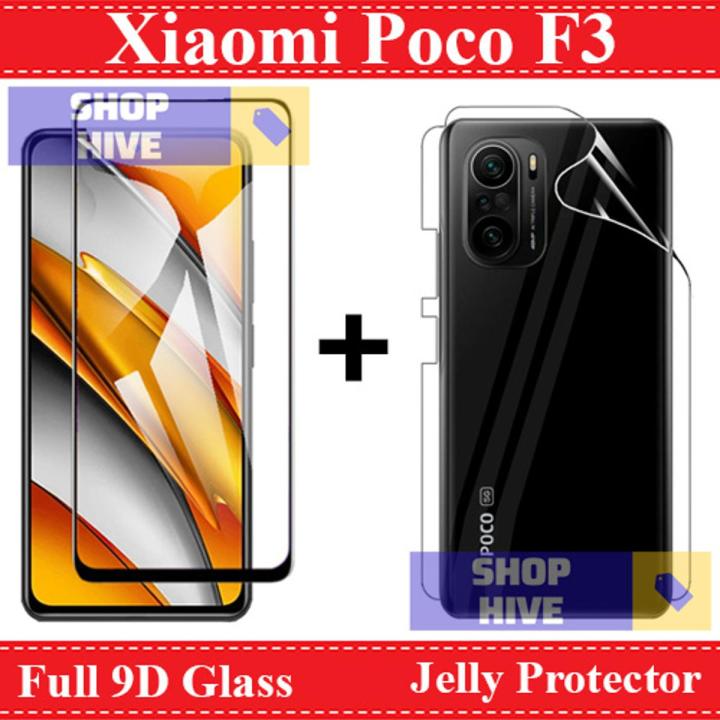Xiaomi Poco F3 Glass Protector 9D Tempered Glass | Back Protector Hydrogel Film For Xiaomi Poco F3