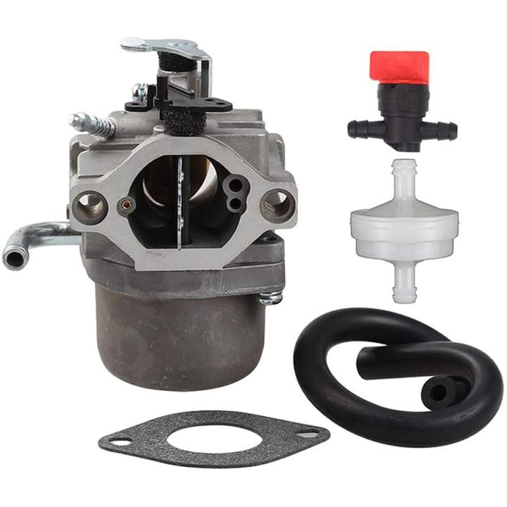 590399 Carburetor Carb for Briggs & Stratton 796077 Lawn Mower Ene with Gasket Fuel Line Fir Valve