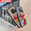 JIUMOO For Infinix Note 7 Infinix X690 Case Fashion Tide Cool Boy Frosted Transparent Back Cover Lens Camera Protect Phone Case Silicone Edge Full Cover Casing Hard Cases. 