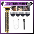 SP Dealz T9 Hair Trimmer For Men, Professional Hair Clipper, Adjustable Blade Clipper, Hair Trimmer and Shaver,Retro Oil Head Close Cut Precise hair Trimming Machine. 