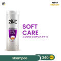 Zinc Anti Dandruff Soft Care Shampoo | Soft care anti dandruff shampoo gentle cleansing | 340ml. 