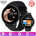 LIGE New Smart Watch Women Full Touch Screen Sport Fitness Watch Man IP68 Waterproof BT Call For Android IOS Lady Smartwatch Men. 