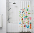 Shower curtain Ikea  rod Adjustable Curtain Rod. 
