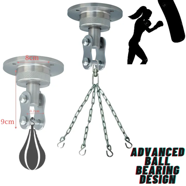 Boxing%20Punch%20Bag%20Ceiling%20Hook%20with%20chain%20Ball%20Bearing%20Steel%20Speedball%20Swivel%20Heavy%20Duty%20-%20Image%202