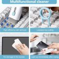 7-In-1 Computer Keyboard Cleaner Brush Kit Earphone Cleaning Pen For Ipad Phone Screen Cleaner Cleaning Tools Keycap Puller Kit. 