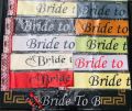 Bride To Be and Groom To Be Sash. 