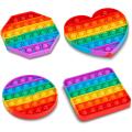 Pop It Fidget Toys Pop Its Fidgets Kids Toys, Fidget Toy Pack Poppet Figit Sensory Toys, Stocking Stuffers for Kids & Adults, Rainbow Popper Stress Relief Gifts Poppers Fidget Get Girls Toys 1 Piece. 