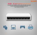 Tenda S-108 8 Port 10/100 Mbps Fast Ethernet Switch | Desktop Ethernet Splitter | Ethernet Hub | Plug & Play | Fanless Quiet | Desktop Design | Green Technology. 
