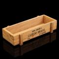 Wood Garden Flower Tools DIY Herb Planter Succulent Pot Rectangle Trough Box Plant Bed. 
