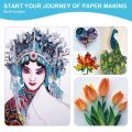 14 Pieces Paper Quilling Tools Slotted Kit,Assorted Sizes Rolling Curling Quilling Needle Pen for Art Craft DIY Paper. 