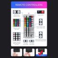 DC12V Led Controller Mini 44 keys IR Remote controller for 3528 5050 SMD RGB LED Strip Light 44key Single Dual Output. 