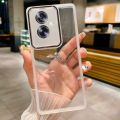Transparent Casing for OPPO Reno 11F 11 Pro A79 A59 F25 Pro 5G Global Phone Case Clear Fashion Cover Case with Camera Cover. 