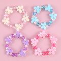 Pink Flower Bow Bracelet For Children Friendship Bracelets For Girls Cute Acrylic Fashion Jewelry Accessories 2022 Charms Gift. 