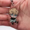 Anime Black Clover Keychain Asta Yami Luck Voltia Cartoon Accessories Key Chain Backpack Pendant Cartoon Prop Badge. 