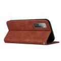 Applicable Samsung S20FE Three Card Slots S Type Strong Magnetic Suction Flip Leather Case S22 S21 A53 A12 Phone case. 