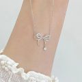 Bow Necklace | BowKnot Pendant | Cute Necklace , Pendant | Necklace For Gift | Necklace/Pendent For Girls | Elegant Design Necklace. 