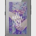 Samsung Galaxy A80 Cover - SkinLee HQ Infinity Glass Case (Soft) - Be Happy - SKINLEE-485-1-638-351. 