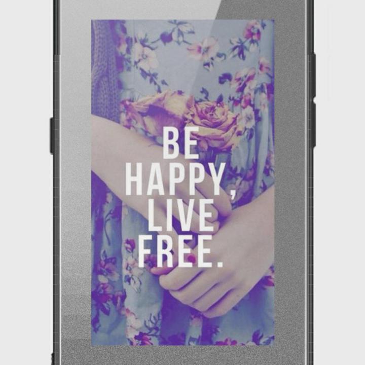 Samsung Galaxy A80 Cover - SkinLee HQ Infinity Glass Case (Soft) - Be Happy - SKINLEE-485-1-638-351